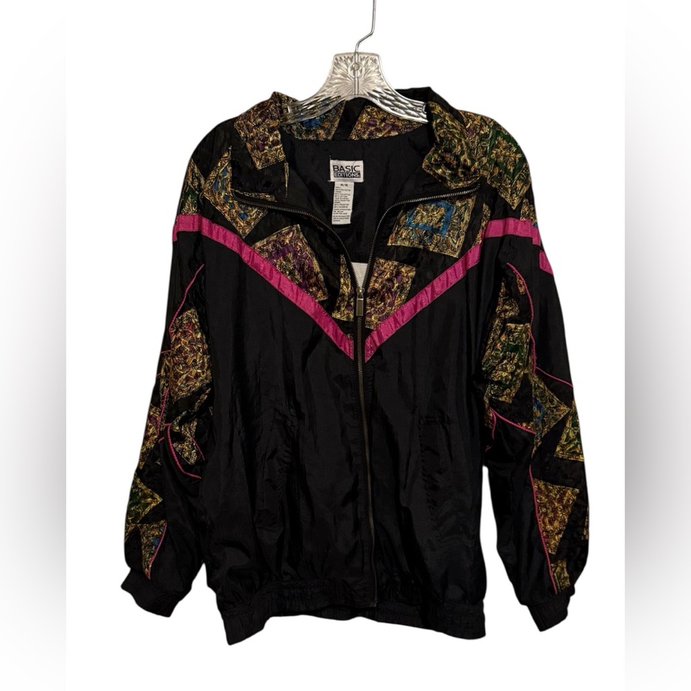 Vintage Basic Editions Windbreaker Jacket - image 3